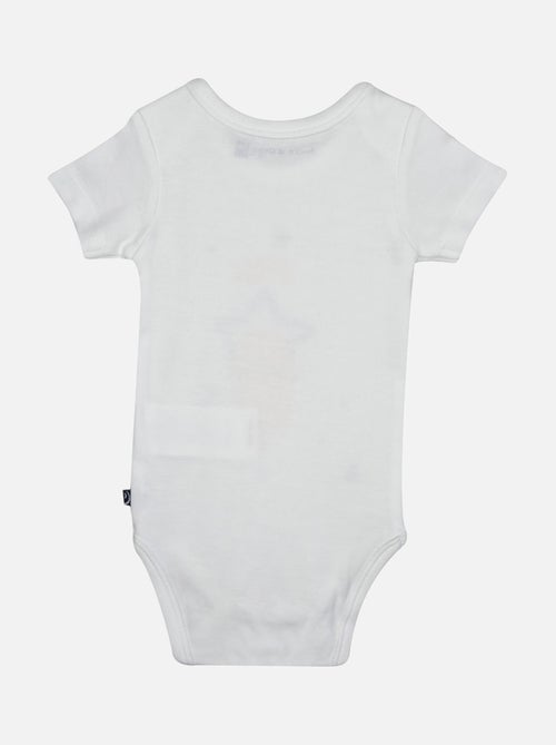 LOT DE 3 BODIES HENNI MANCHES COURTES BEBE - Kiabi