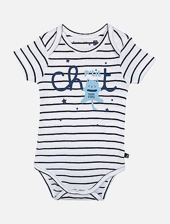 LOT DE 3 BODIES HIPPOLYTE MANCHES COURTES BEBE