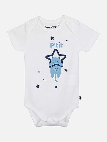 LOT DE 3 BODIES HIPPOLYTE MANCHES COURTES BEBE