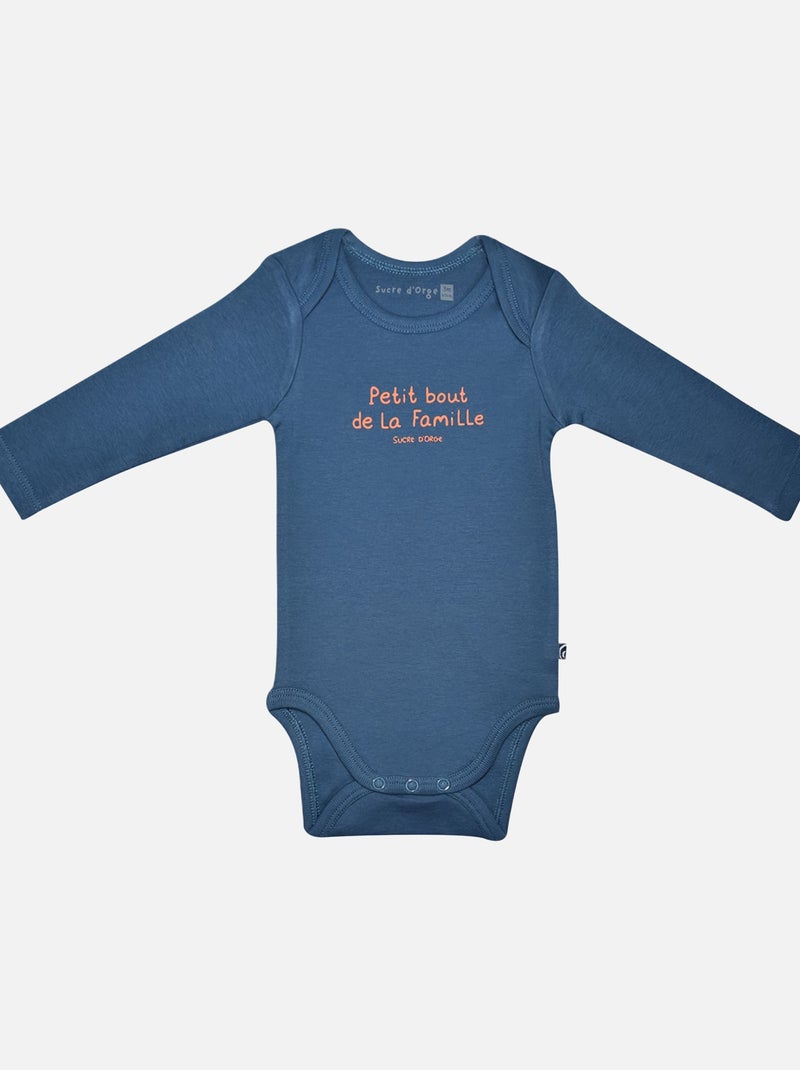 LOT DE 3 BODIES JOSEF MANCHES LONGUES BEBE Bleu - Kiabi