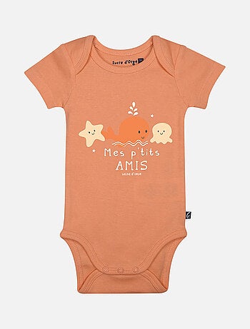 LOT DE 3 BODIES LAELIE MANCHES COURTES BEBE