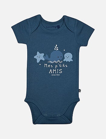 LOT DE 3 BODIES LIRONE MANCHES COURTES BEBE