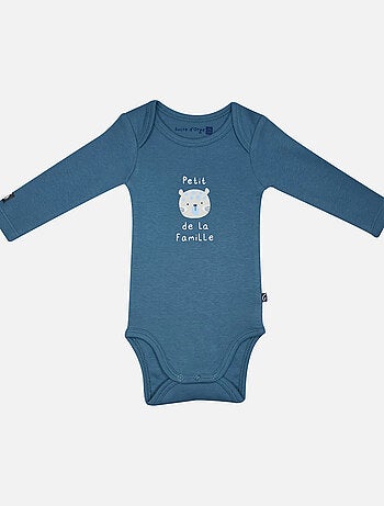 LOT DE 3 BODIES LOÏC MANCHES LONGUES BEBE