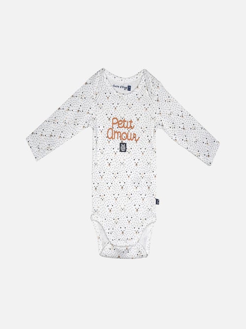 LOT DE 3 BODIES MAEL MANCHES LONGUES BEBE - Kiabi