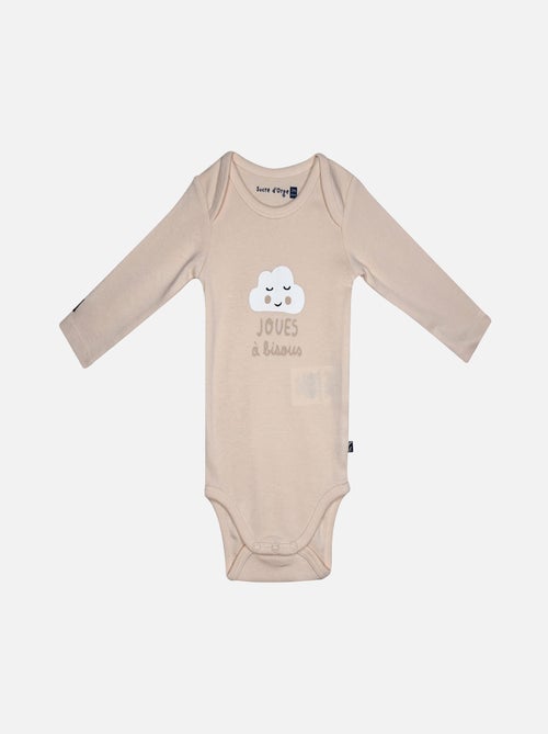 LOT DE 3 BODIES MAEL MANCHES LONGUES BEBE - Kiabi