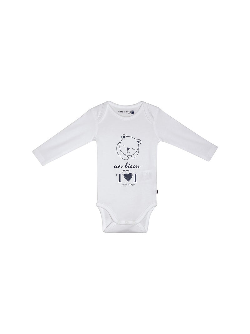 LOT DE 3 BODIES MAIDI MANCHES LONGUES Bleu - Kiabi