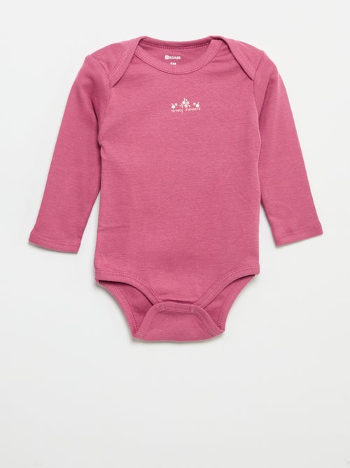 Lot de 3 bodies manches longues - Kiabi Lot de 3 bodies manches longues - Kiabi