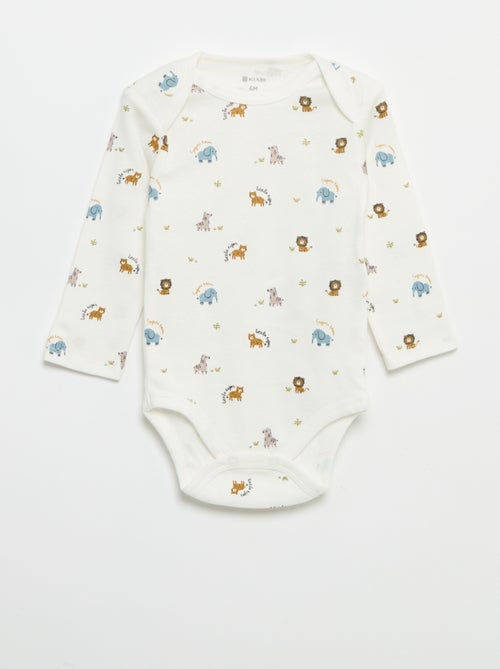 Lot de 3 bodies manches longues - Kiabi Lot de 3 bodies manches longues - Kiabi