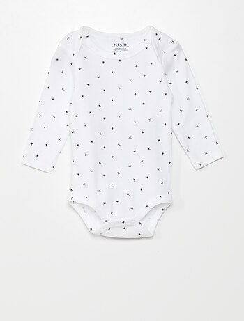 2 Body bébé - Modèle Ours Polaire bébé Trois Kilos Sept - Gris - Kiabi -  3.50€