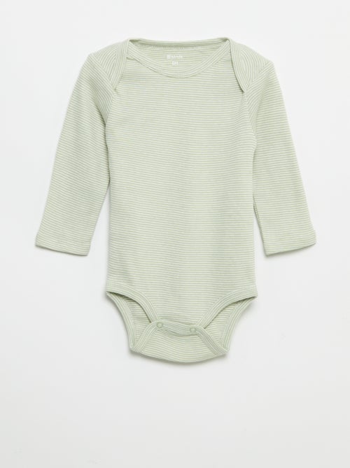Lot de 3 bodies manches longues - Kiabi Lot de 3 bodies manches longues - Kiabi