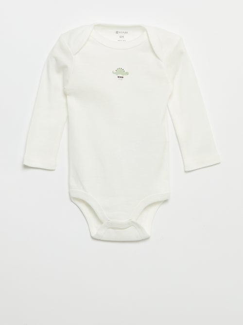 Lot de 3 bodies manches longues - Kiabi Lot de 3 bodies manches longues - Kiabi