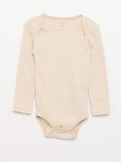 Lot de 3 bodies manches longues - Kiabi Lot de 3 bodies manches longues - Kiabi