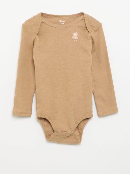 Lot de 3 bodies manches longues - Kiabi Lot de 3 bodies manches longues - Kiabi
