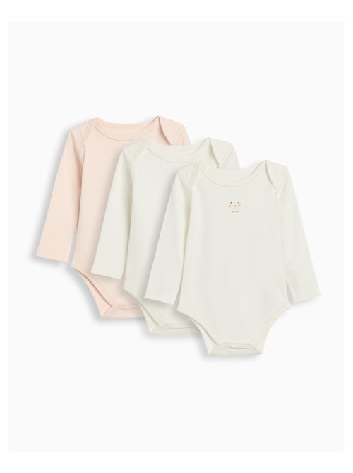 Lot de 3 bodies manches longues MO Fashion - Kiabi