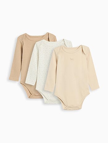 Lot de 3 bodies manches longues MO Fashion