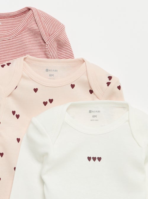Lot de 3 bodies manches longues - Kiabi Lot de 3 bodies manches longues - Kiabi