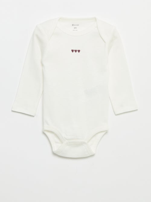 Lot de 3 bodies manches longues - Kiabi Lot de 3 bodies manches longues - Kiabi