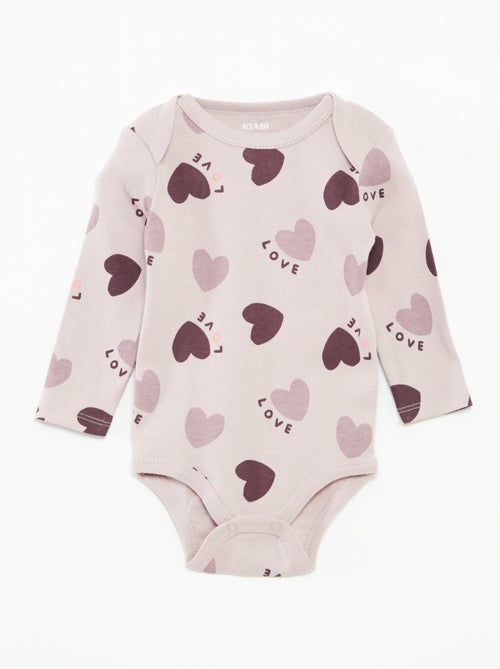 Lot de 3 bodies manches longues - Kiabi