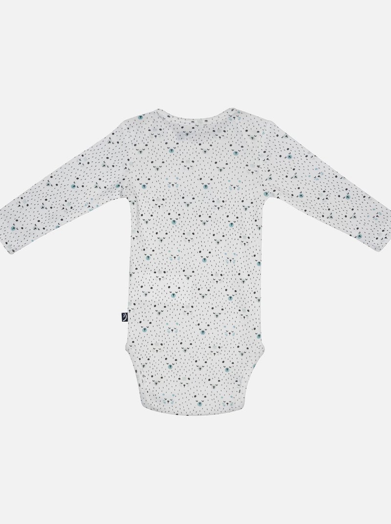 LOT DE 3 BODIES MANOE MANCHES LONGUES BEBE Vert - Kiabi