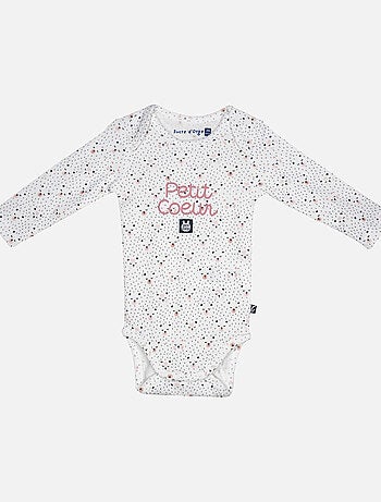 LOT DE 3 BODIES MORGANE MANCHES LONGUES BEBE
