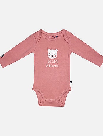 LOT DE 3 BODIES MORGANE MANCHES LONGUES BEBE