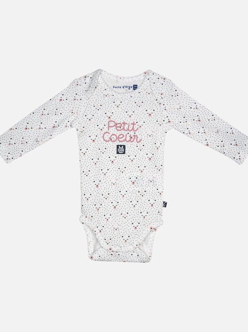 LOT DE 3 BODIES MORGANE MANCHES LONGUES BEBE - Kiabi