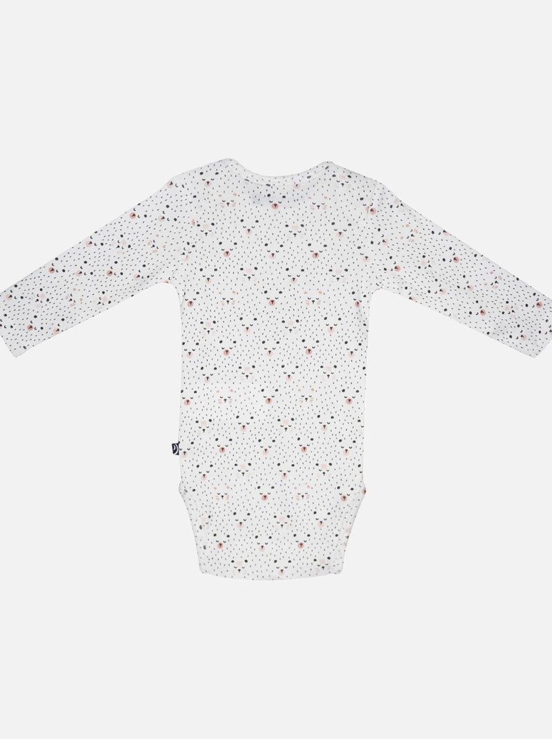 LOT DE 3 BODIES MORGANE MANCHES LONGUES BEBE Rose - Kiabi