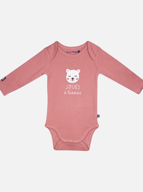 LOT DE 3 BODIES MORGANE MANCHES LONGUES BEBE - Kiabi