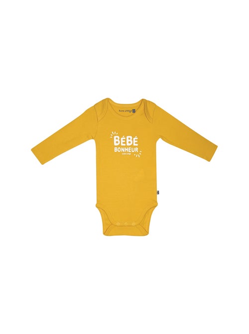 LOT DE 3 BODIES MORIC MANCHES LONGUES - Kiabi