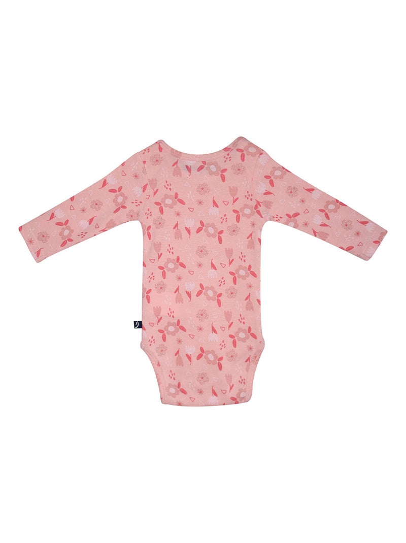 LOT DE 3 BODIES NAÏDA MANCHES LONGUES BEBE Rose - Kiabi