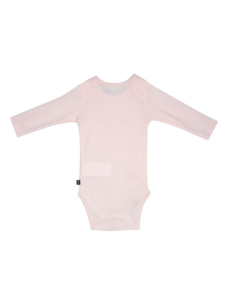 LOT DE 3 BODIES NAÏDA MANCHES LONGUES BEBE Rose - Kiabi
