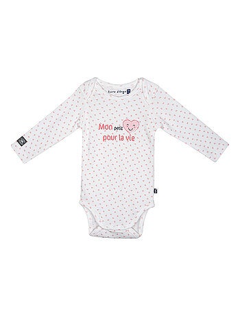 LOT DE 3 BODIES NARCIUS MANCHES LONGUES BEBE