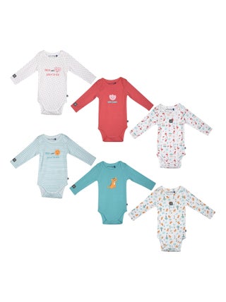 LOT DE 3 BODIES NARCIUS MANCHES LONGUES BEBE