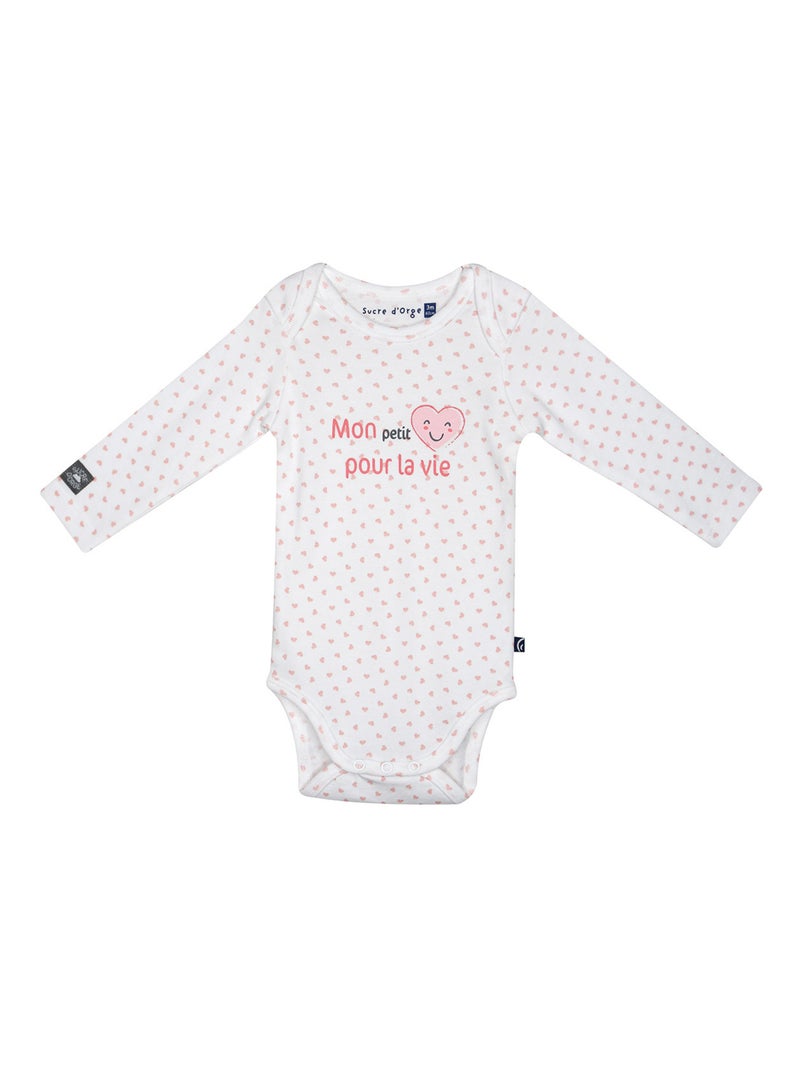 LOT DE 3 BODIES NARCIUS MANCHES LONGUES BEBE Bleu - Kiabi