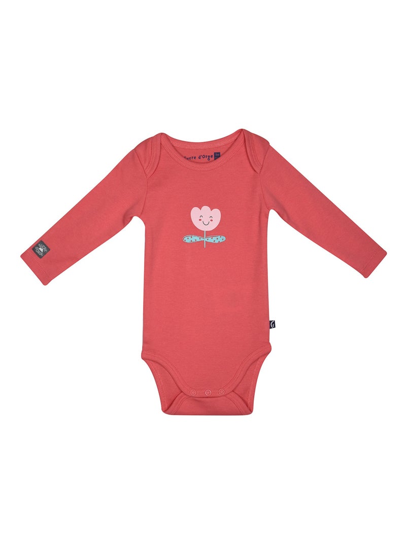 LOT DE 3 BODIES NARCIUS MANCHES LONGUES BEBE Bleu - Kiabi