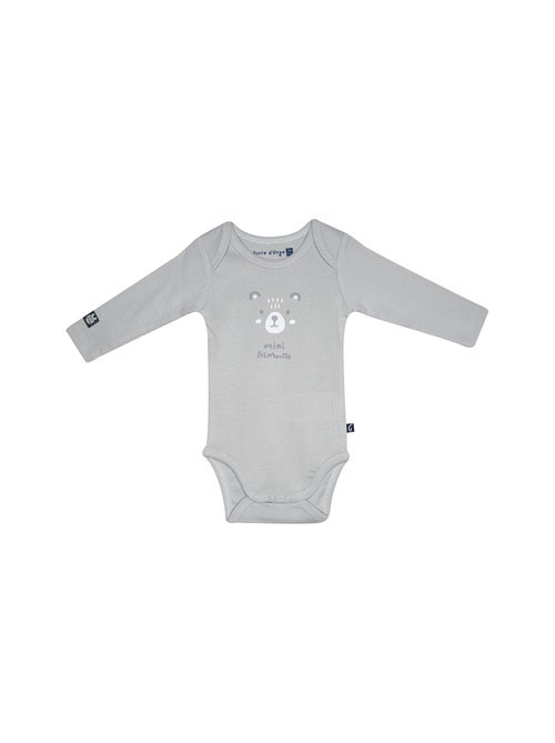 LOT DE 3 BODIES NASRO MANCHES LONGUES BEBE - Kiabi