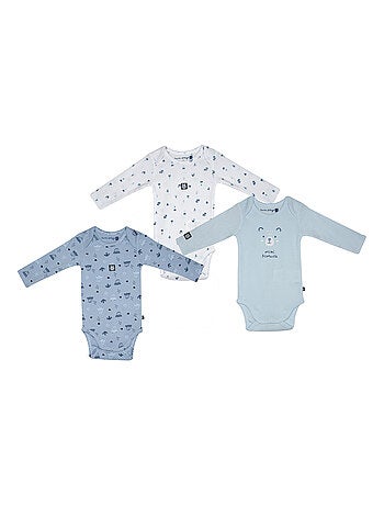 LOT DE 3 BODIES NAWAD MANCHES LONGUES BEBE