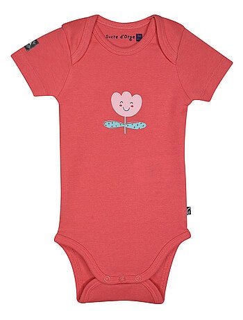 LOT DE 3 BODIES NORDINE MANCHES COURTES BEBE