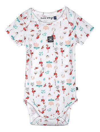 LOT DE 3 BODIES NORDINE MANCHES COURTES BEBE