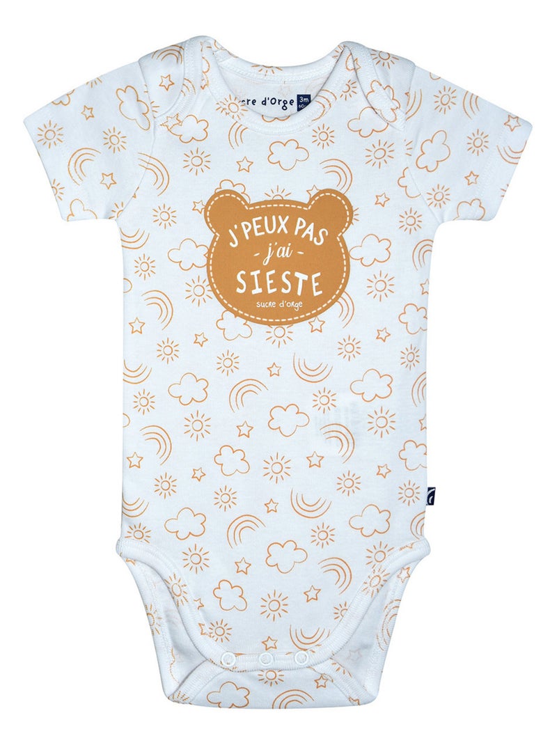 LOT DE 3 BODIES ODILON MANCHES COURTES Beige - Kiabi