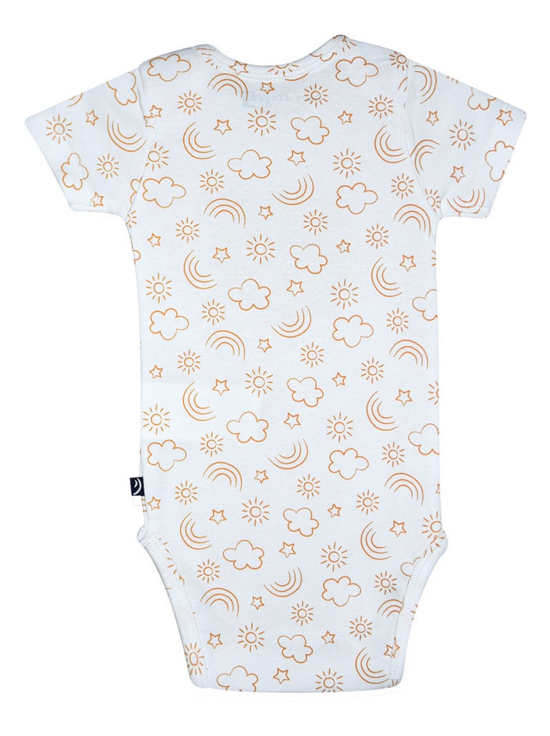 LOT DE 3 BODIES ODILON MANCHES COURTES Beige - Kiabi