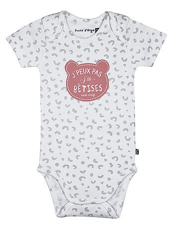 LOT DE 3 BODIES OLIVIA MANCHES COURTES