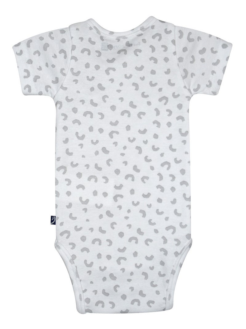 LOT DE 3 BODIES OLIVIA MANCHES COURTES Rose - Kiabi