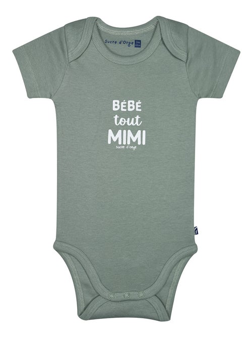 LOT DE 3 BODIES OMAR MANCHES COURTES - Kiabi