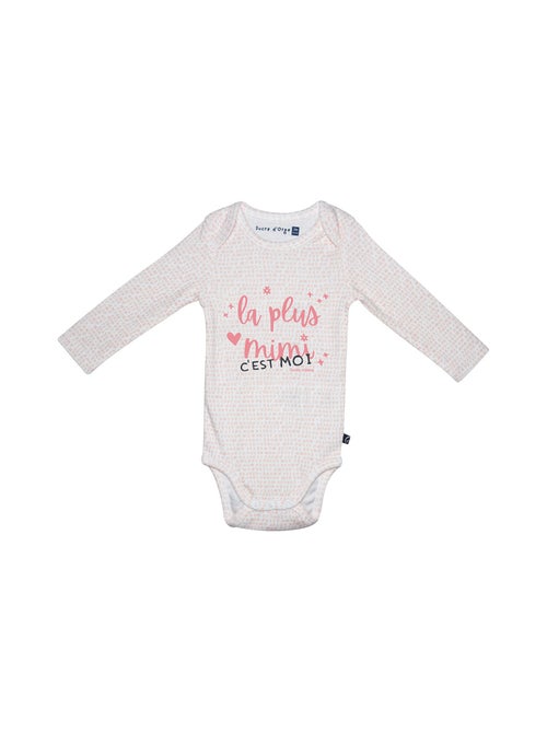 Lot de 3 bodies pandorette manches longues - Kiabi