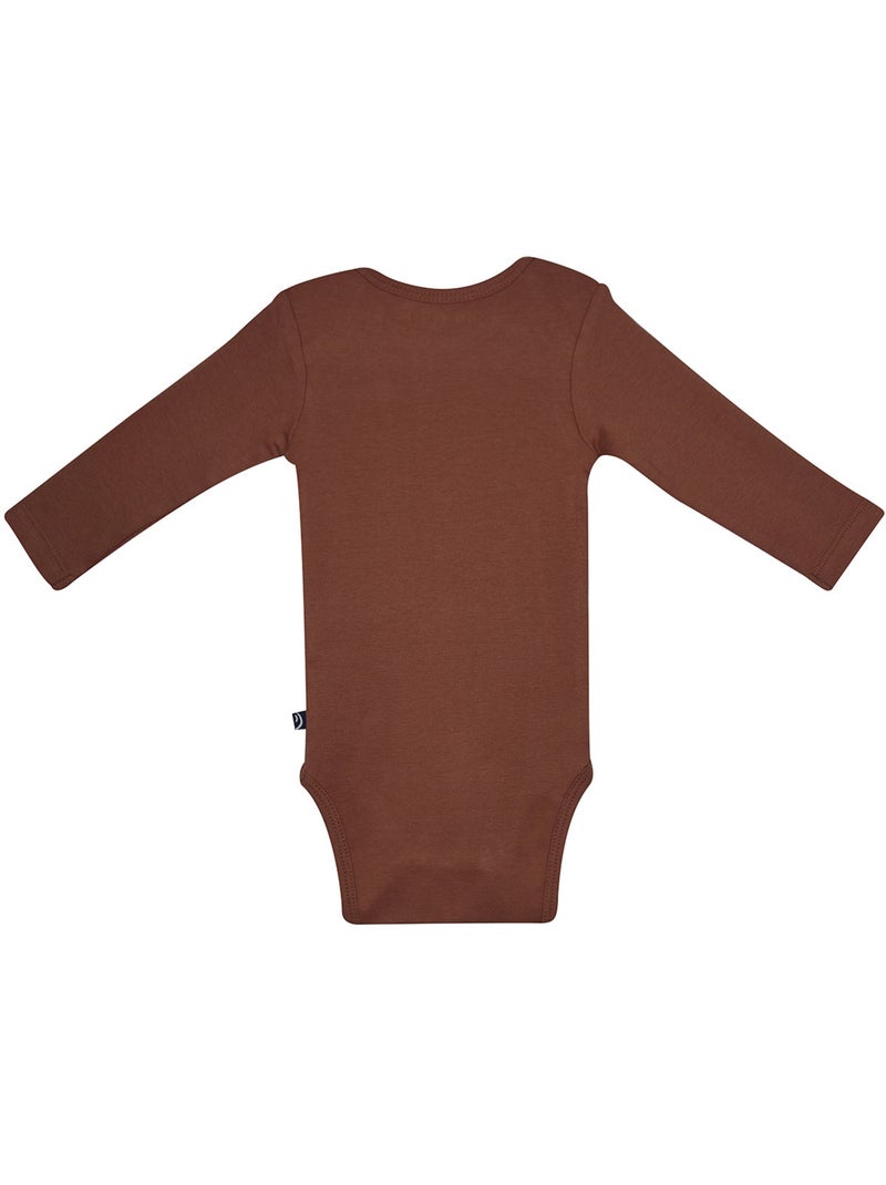 Lot de 3 bodies pantxo manches longues Beige - Kiabi