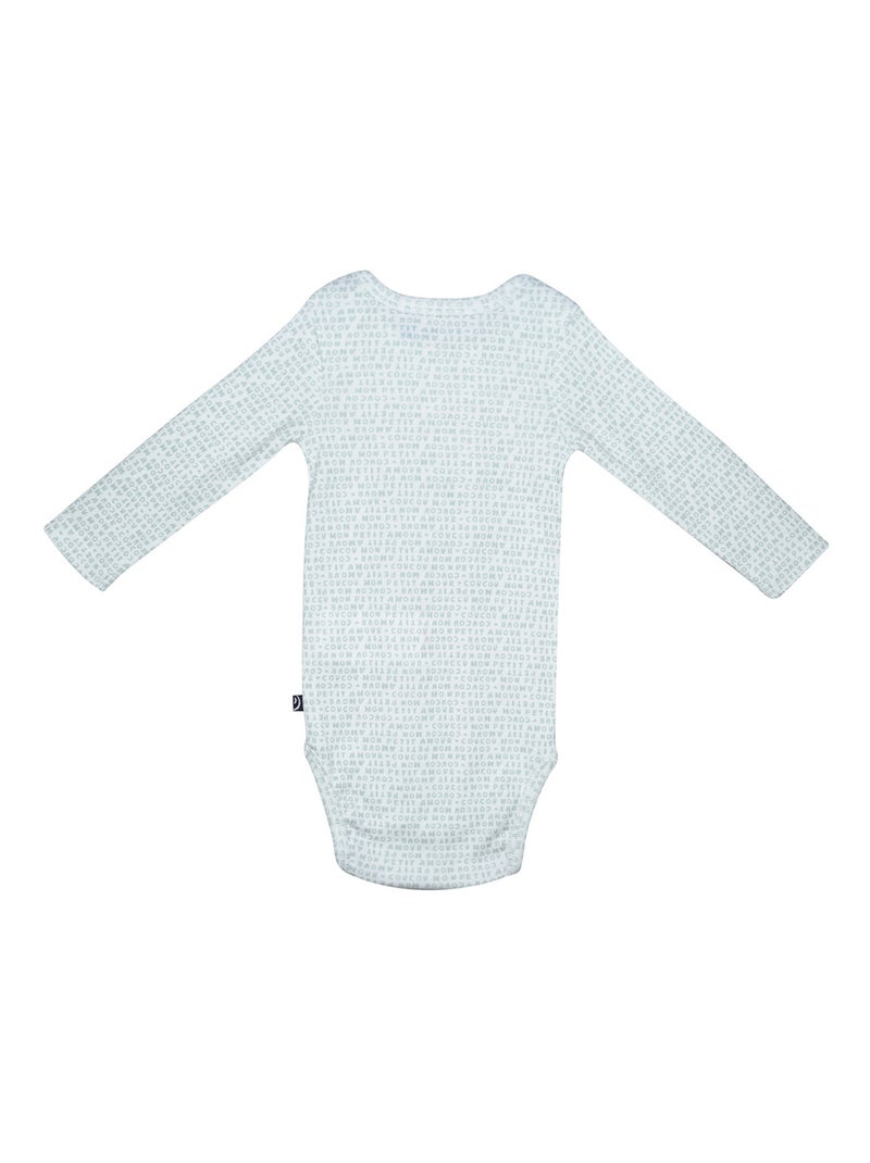 Lot de 3 bodies paulus manches longues Vert - Kiabi