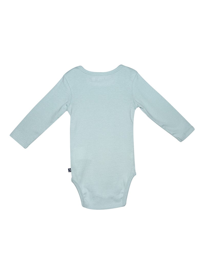 Lot de 3 bodies paulus manches longues Vert - Kiabi