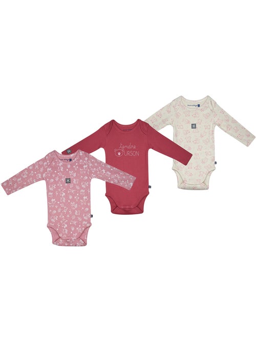 Lot de 3 bodies philae manches longues - Kiabi Lot de 3 bodies philae manches longues - Kiabi