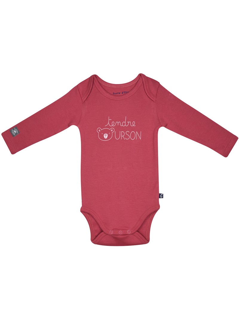 Lot de 3 bodies philae manches longues Rose - Kiabi